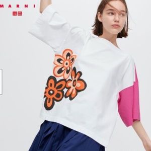 Uniqlo Marni Graphic Oversized T-Shirt